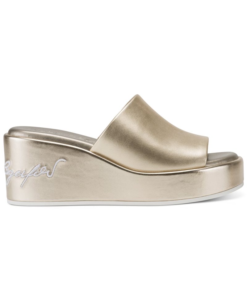 CALVINA WEDGEMULE KL152240 WHITEGOLD SIDEVIEW