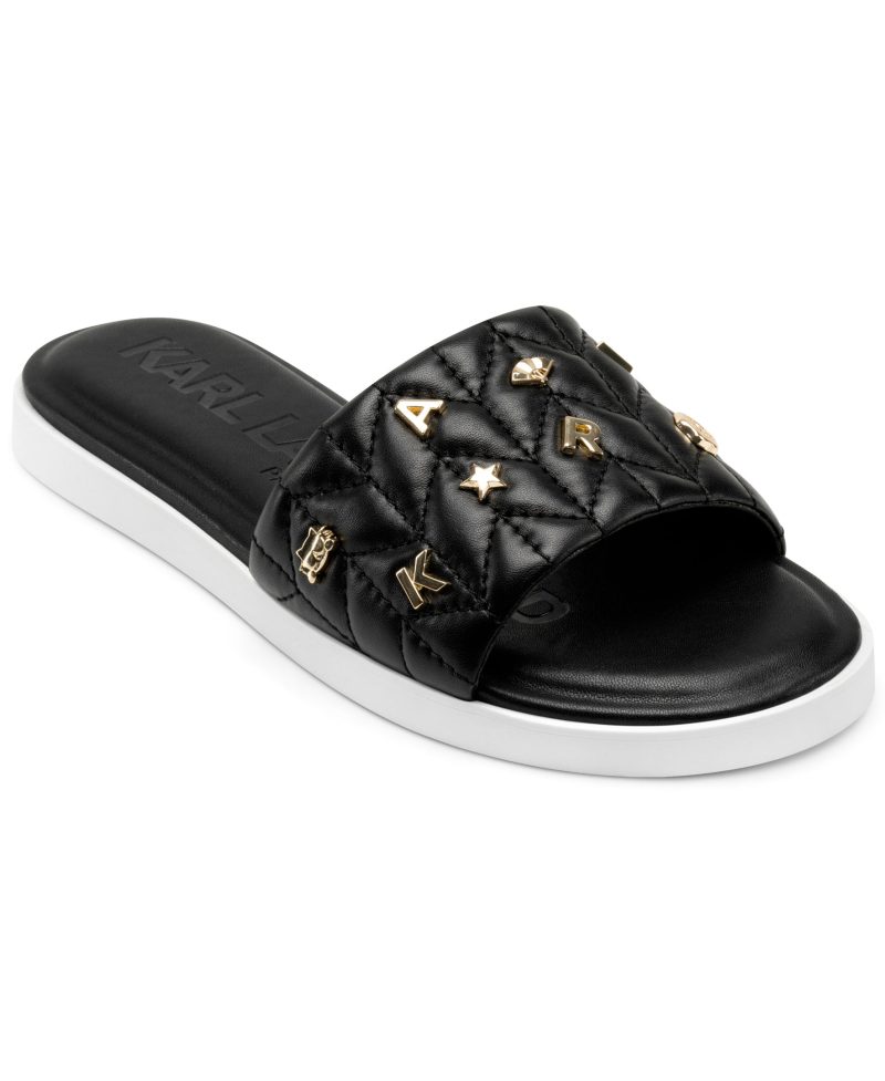 CARENZASTUDS FLAT KL151789 BLACK 3 4PROFILEVIEW